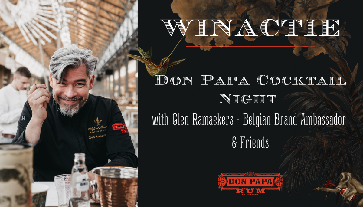 Win een Don Papa Cocktail Night with Glen Ramaekers
