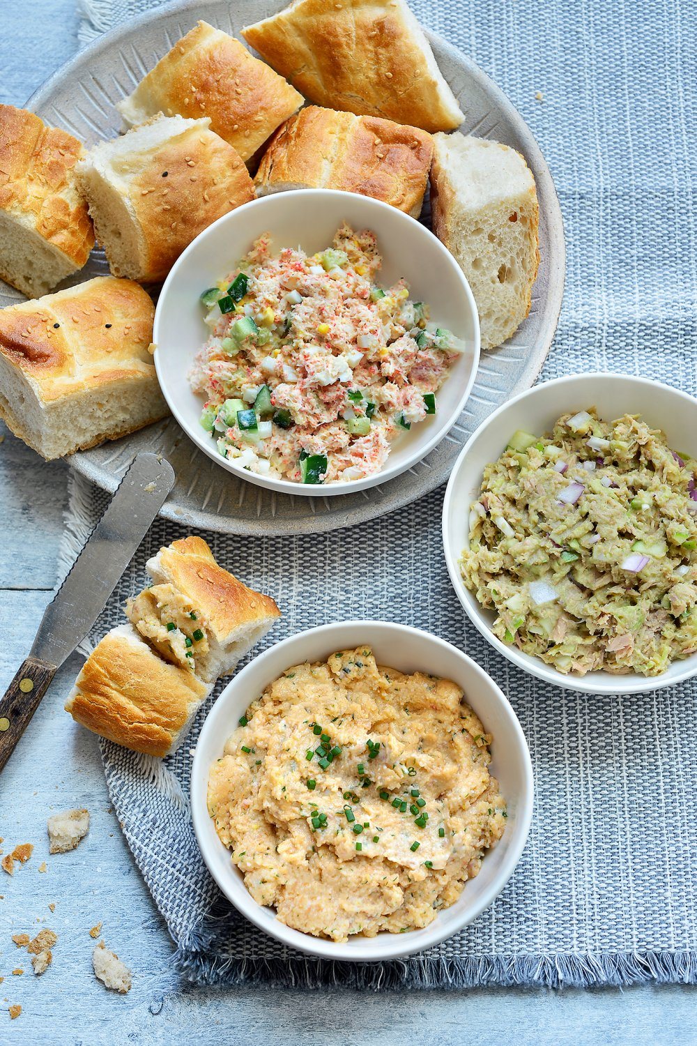 Zalm-eiersalade