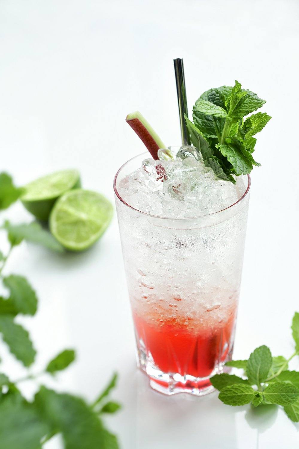 Rhubarb Mojito