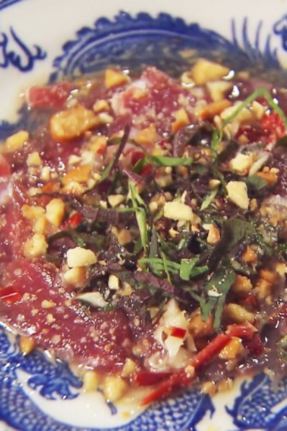 Carpaccio van rundsvlees op Vietnamese wijze