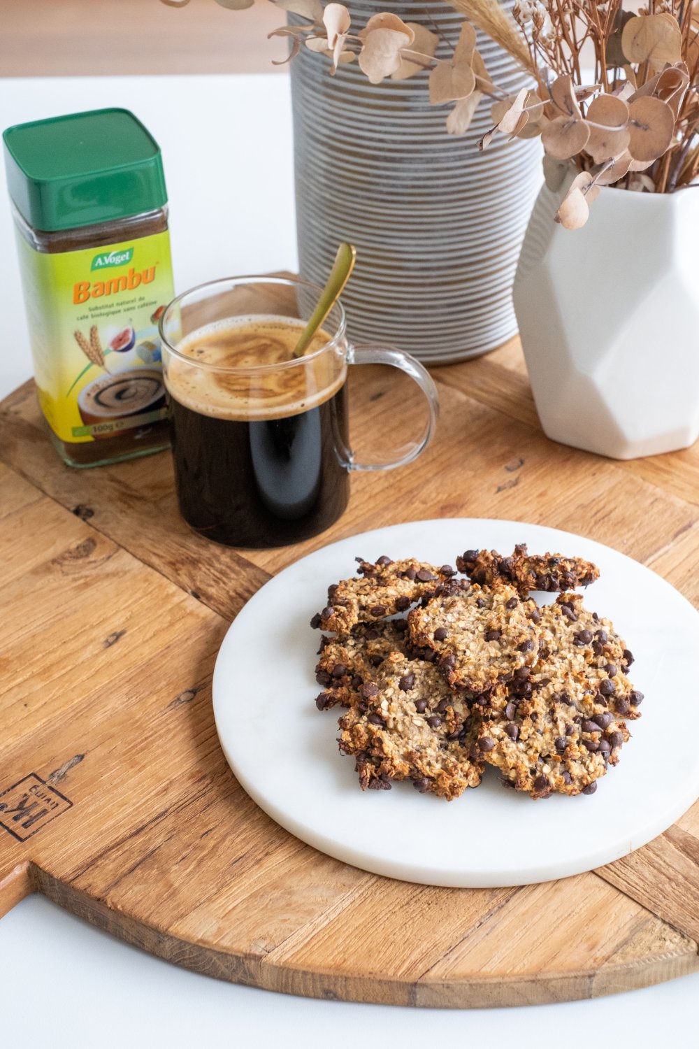 Haver-banaan koekjes