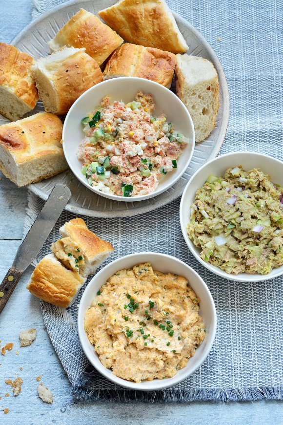 Zalm-eiersalade