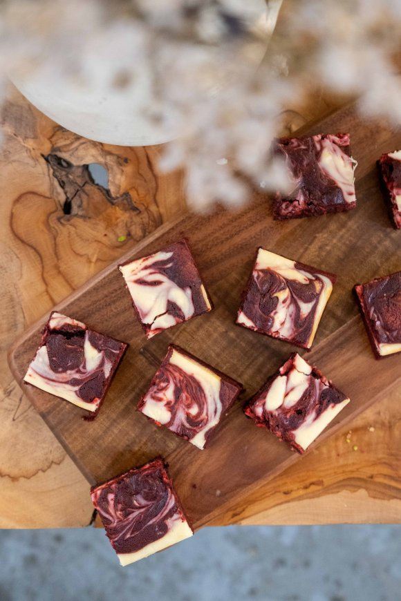 Red velvet brownies