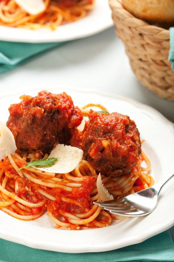 Spaghetti met gehaktballetjes