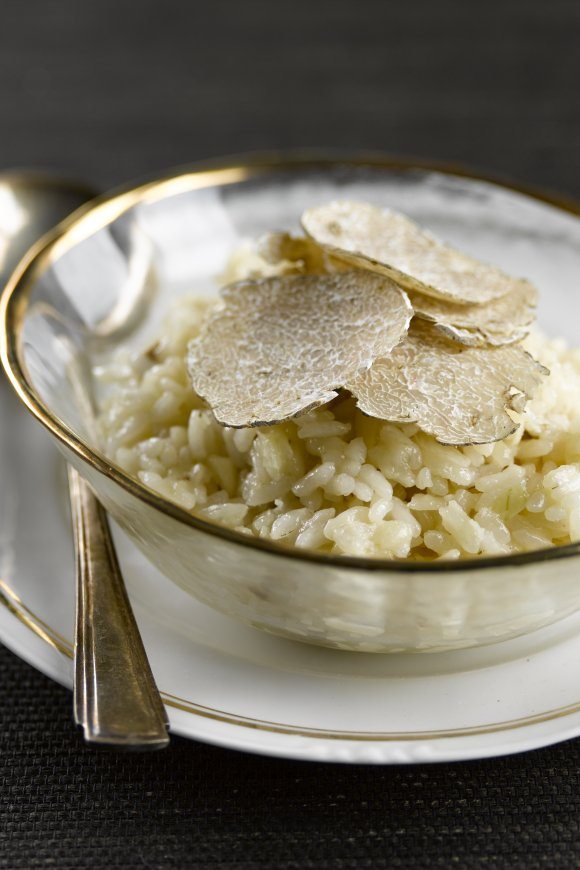 Risotto met witte truffels