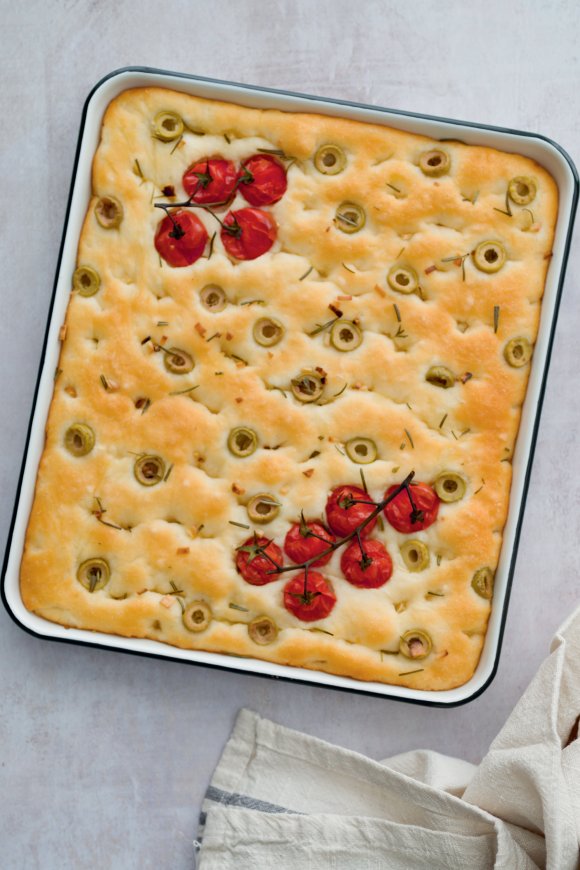 Glutenvrije focaccia