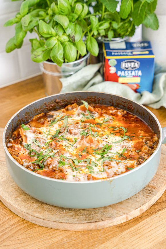 One pan lasagne