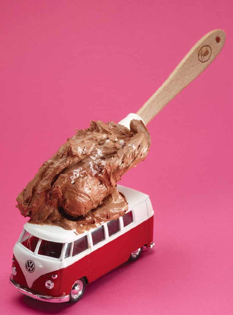 Mousse van chocolade en olijfolie