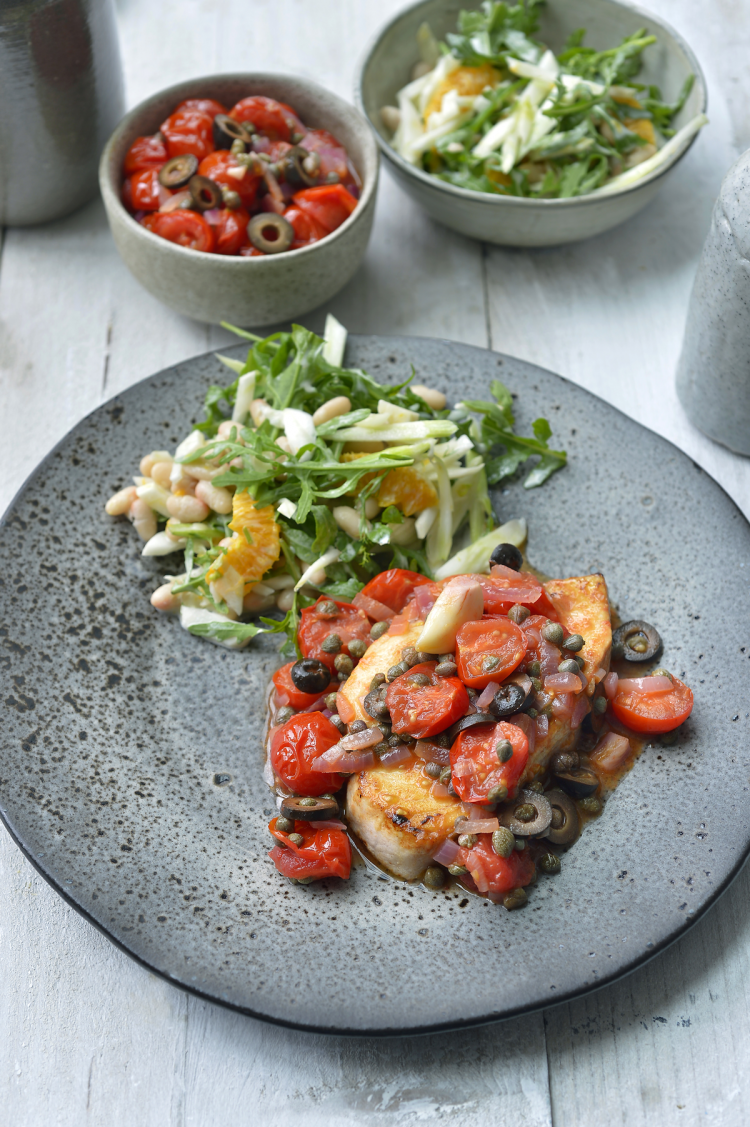 Recept Zwaardvis Met Mediterraanse Tomatensalsa Njam