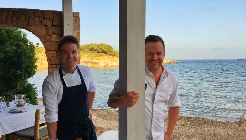 Njam!-chefs Roger van Damme en Thierry Theys koken in Ibiza