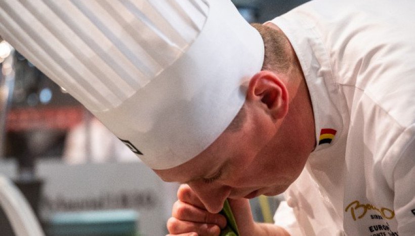 Chef Lode De Roover en Belgisch culinair topteam scoren op de internationale Bocuse d’Or wedstrijd