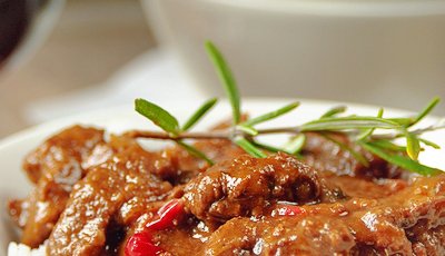 Stoofpotje rundsvlees met cranberry