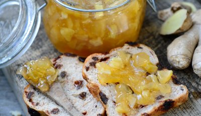 Appeltjesconfituur met gember